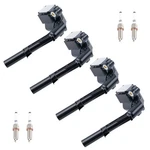 4X Ignition Coil Set + Spark Plug For Mercedes GLC300 X253 2.0L 2016-2019 UF820. Fixed Price $95.25.