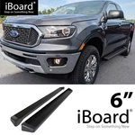 Running Board Side Step 6IN Aluminum Black Fit Ford Ranger Super Cab 19-23. Fixed Price $230.95.