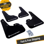 Rally Armor MF17-UR-BLK/WH Black Mud Flaps W/white Logo For 10-13 MAZDA3/SPD3. Fixed Price $143.75.