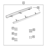 Jeep Wrangler Jk 2018 55397069AI Left Running Board Reinforcement. Fixed Price $828.95.