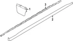 Genuine Volkswagen Retainer Plate 5H0-853-493-D. Fixed Price $36.95.