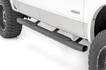 Rough Country 4.5" Oval Tube Nerf Steps Black 09-24 F150 Crew 21007. Fixed Price $289.95.