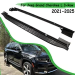 4'' Running Boards For 2021-2025 Jeep Grand Cherokee 3-ROW Aluminum Side Steps. Fixed Price $329.00.