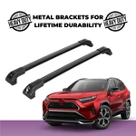 Heavy Duty Roof Rack Crossbars Fits Toyota RAV4 2019-2025 For Flush Rails Black. Fixed Price $174.90.