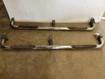 Pair Chrome Tube Type Side Steps Running Boards From 2012 Sierra 3500 9890283. Fixed Price $166.00.
