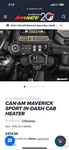 Superatv Can-am Maverick Sport Heater Kit. Fixed Price $380.00.