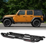 Vijay For 2018-2025 Jeep Wrangler JL(4 Door) Textured Black Side Step Nerf Bars. Fixed Price $245.52.