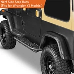 Fit 1987-1995 Jeep Wrangler Yj Steel Nerf Bars Side Steps Running Boards 2PCS. Fixed Price $169.99.