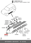 Genuine Oe Bracketside Step Left Hand MN146781 For Mitsubishi MN14-6781. Fixed Price $14.56.