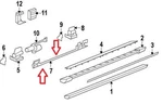 New Gm Oem 07 To 20 Retractable Running Board Center Bracket, Lh Driver Left Lwb. Fixed Price $69.00.