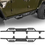 2X Steel Side Step Nerf Bar Running Board Black For 2020-2026 Jeep Gladiator Jt. Fixed Price $199.99.