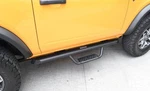 Go Rhino D224927T Dominator Xtreme Side Steps With Rocker Panel Bracket Kit. Fixed Price $574.99.
