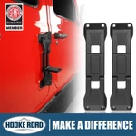 Hooke Road 2PCS Black Aluminum Door Hinge Foot Step For 2007-2025 Jeep Wrangler. Fixed Price $109.99.