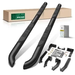 3" Black Steel Round Side Step Bars Running Board For Jeep Patriot Mk 2007-2017. Fixed Price $197.99.