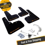 Rally Armor MF26-UR-BLK/OR Black Mud Flaps For 2013-2017 Subaru Xv Crosstrek. Fixed Price $164.00.
