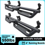 Fit 09-18 Dodge Ram 1500 Crew Cab 6" Nerf Bar Side Step Running Board Black Drop. Fixed Price $219.00.