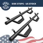 For 2005-2023 Toyota Tacoma Double Cab 3" Drop Running Boards Blk Side Step. Fixed Price $138.23.