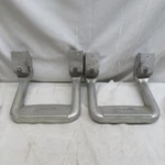 Bully Hoop Side Steps Set Of 2 Aluminum Truck Suv Universal Used W/ Logo. Fixed Price $70.00.