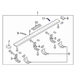 Ford F-150 2012-2014 CL3Z16491AA Rear Left Running Board Step Pad. Fixed Price $32.45.