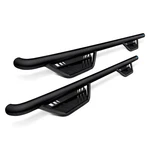 For Jeep Wrangler Jk 2018 Lund 3" Terrain Hx Step Black Round Nerf Bars. Fixed Price $645.23.