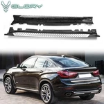 Fits 15-19 Bmw X6 F16 Running Boards Black & Silver Side Step Nerf Bars 2PCS. Fixed Price $309.99.
