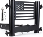 (2025 New) Us Hitch Mount Flagpole Holder Universa. Fixed Price $73.84.
