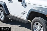 Premium 5" Black Iboard Side Steps Fit 07-18 Jeep Wrangler Jk 2DR. Fixed Price $179.99.