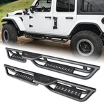 Coated Black Carbon 6-INCH 2-STAIRS Side Step Rails Bars Steel Nerf Ru. Fixed Price $325.54.