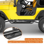 2PCS Side Steps Nerf Bars Running Boards Steel For 1997-2006 Jeep Wrangler Tj. Fixed Price $239.99.