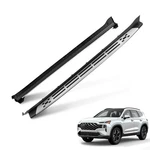 Nerf Bar Side Steps For Hyundai Santa Fe 2024-2025 Black Aluminum Construction. Fixed Price $180.00.