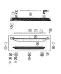 Genuine Mopar Running Board Pad Right 68565518AA. Fixed Price $123.88.