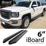 Aps Running Board Black 6" Fit Chevy Silverado Gmc Sierra Crew Cab 07-18. Fixed Price $219.99.