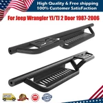 Running Boards Bolt-on Side Steps For 1997-2006 Jeep Wrangler Tj 2-DOOR Nerf Bar. Fixed Price $149.99.