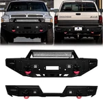 Vijay For 1994-2001 Dodge Ram 1500 Steel Front And Rear Bumper With Winch Plate. Fixed Price $1349.98.