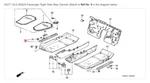 Honda Acura Genuine Oem Nsx Passenger Right Side Step Garnish (black) Floor Mat. Fixed Price $197.64.