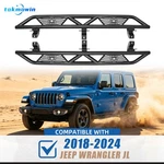 Running Boards For 2018-2024 Jeep Wrangler Jl Dr Nerf Bars Side Steps 550 Lbs. Fixed Price $229.99.