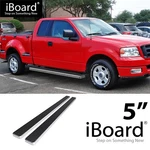 Aps Running Board Side Step Nerf Bars 5IN Silver Fit Ford F150 Super Cab 04-08. Fixed Price $219.99.
