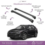 Erkul Roof Rack Bars Fits Subaru Crosstrek 2024-25 Raised Rails Black. Fixed Price $112.41.