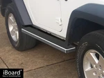 Aps Polished Steel 6" Side Steps Fit 07-18 Jeep Wrangler Jk 2DR. Fixed Price $209.99.