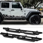 Vijay For 2007-2018 Jeep Wrangler Jk/jku 4-DOOR Running Boards Steel Side Steps. Fixed Price $259.99.