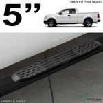 Topline 2004-2008 Ford F150 Super/extended 5" Oval Side Step Nerf Bars Blk. Fixed Price $170.00.
