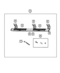 Genuine Mopar Step Nerf Bar Mount Kit 68239645AB. Fixed Price $55.33.