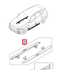Jaguar Pace Fixed Side Steps Kit T4A11848 Genuine New. Fixed Price $684.80.