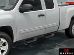 Black Drop Down Boards Fit 07-18 Silverado Sierra Double Cab. Fixed Price $346.00.