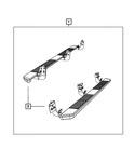 Genuine Mopar Aluminum Running Boards Black For Regular Cab 82211698AE. Fixed Price $663.39.