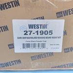 Westin 27-1905 Running Board Mount Kit Black Finish. Fixed Price $76.00.