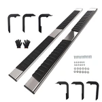 Nerf Bars Side Steps For Nissan Titan Crew Cab 2004-2024 6" Wide 450LBS Capacity. Fixed Price $146.00.
