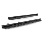 Ford F-150 15-24 6" Frontier Series Cab Length Black Running Boards. Fixed Price $789.00.