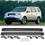 2PCS 4" Running Boards Nerf Bars Side Steps For 2009-15 Honda Pilot Aluminum. Fixed Price $129.99.