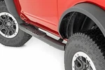 Rough Country Oval Nerf Steps 2-DOOR Black Ford Bronco 4WD 2021-2022 21012. Fixed Price $229.95.